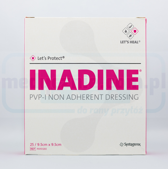 INADINE 9,5 cm * 9,5 cm pansament antiaderent cu povidonă ...