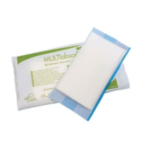 MULTIabsorb S 20cm x 40cm 1 buc foarte absorbant; compresă din celuloză nețesută, sterilă