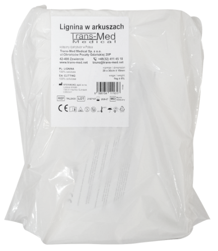 Lignină – foaie 20*30cm 1kg alb