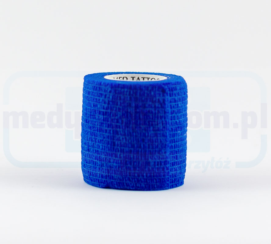 Bandă adezivă 5cm*4.5m 1 buc elastic albastru, autoadeziv