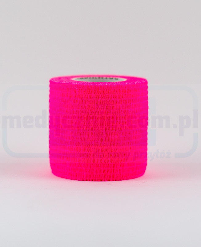 Bandă adezivă 5cm*4.5m 1 buc elastic roz, autoadeziv