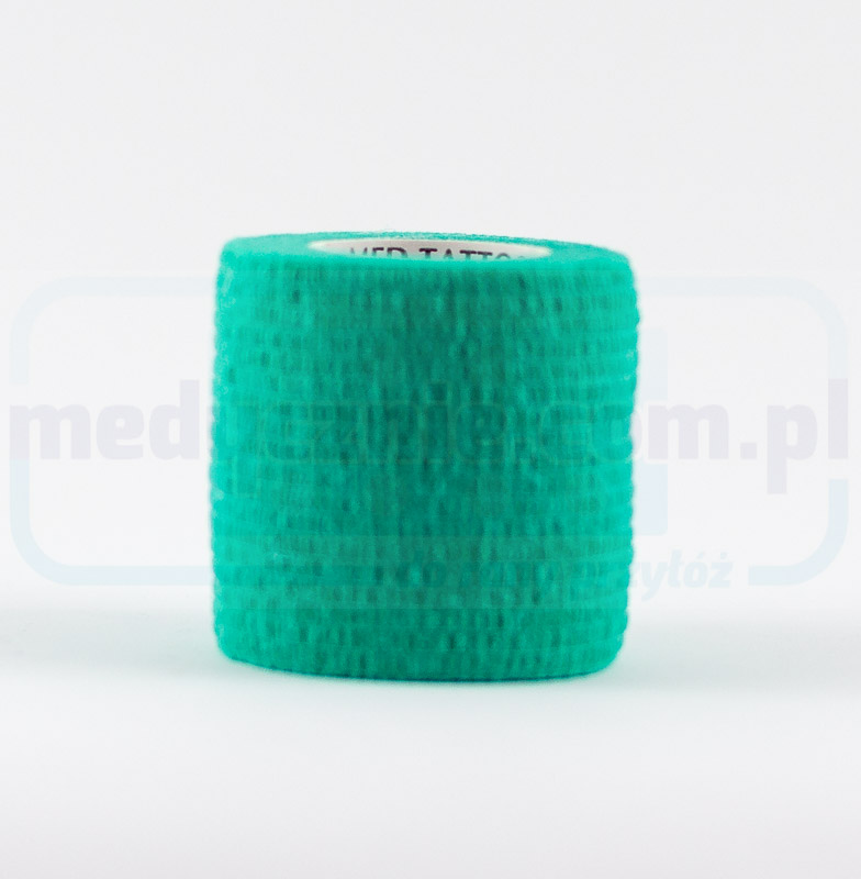 Bandă adezivă 5cm*4.5m 1 buc elastic verde, autoadeziv