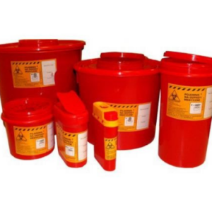 Container de deșeuri medicale 2L rotund mare 1pc