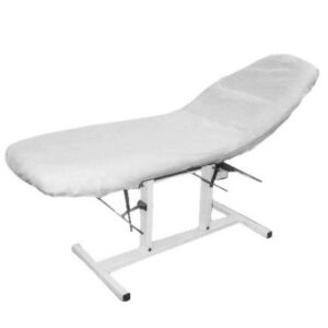 Foaie nețesută 25g 80x210cm 1 buc alb cu benzi elastice