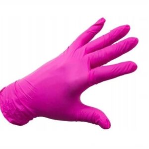 Mănuși din nitril fără pudră 100pcs XS roz EasyCare