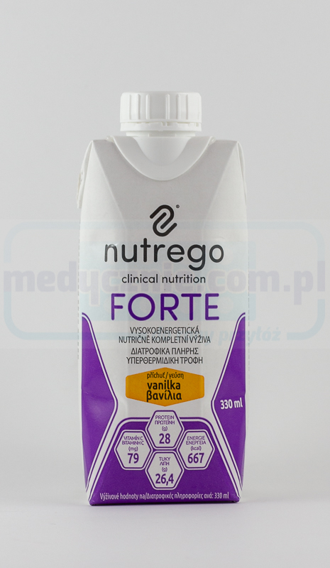 Nutrego Forte 330 ml Vanilie dietă hipercalorică și hiperp...