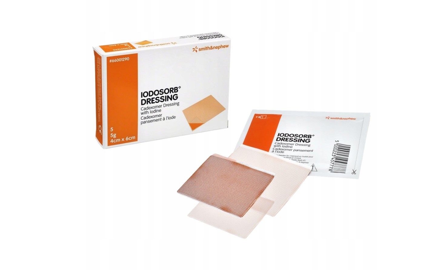 Pansament Iodosorb 5g 4* 5cm 1 buc pansament cu iod