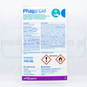 Phago Gel 700ml gel sterisol pentru dezinfecția igienică și chirurgicală a mâinilor