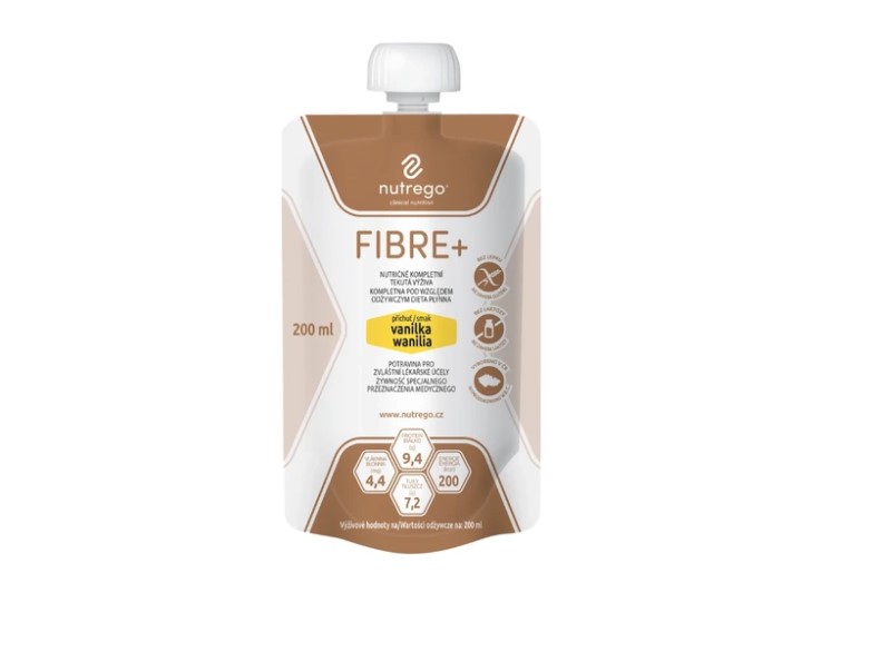 Nutrego Fibre+ 200 ml Vanilie