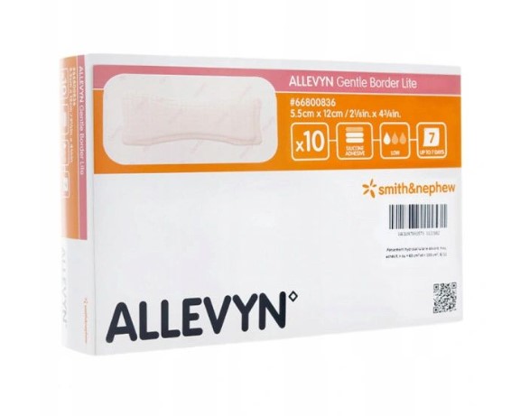 Allevyn Gentle Border Lite 5.5* 12cm 1pc