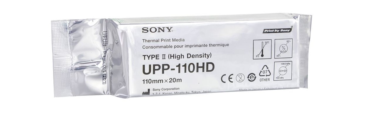 SONY UPP-110 HD hârtie cu ultrasunete (110×20)