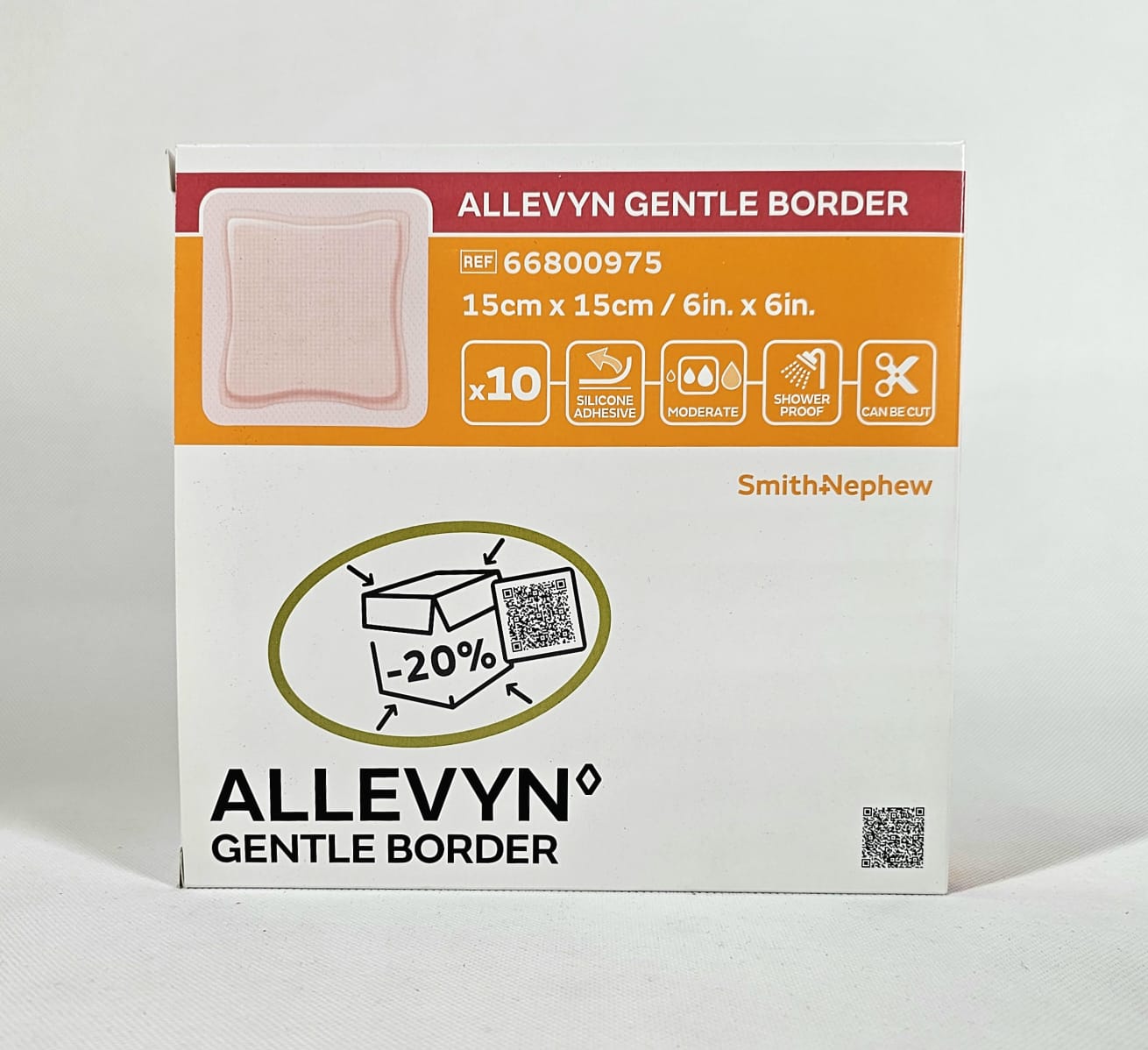 Allevyn Gentle Border 15* 15cm 1pc