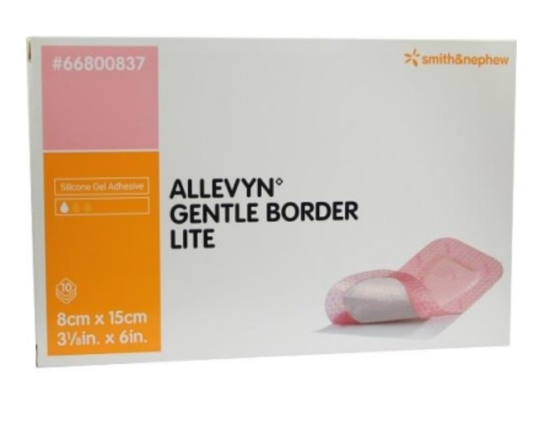 Allevyn Gentle Border Lite 8* 15cm 1pc