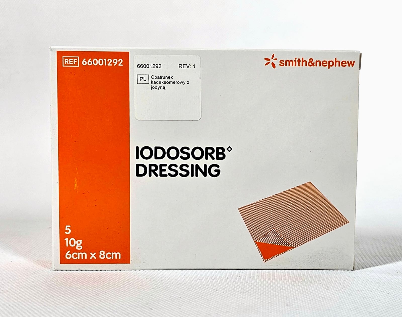 Pansament Iodosorb 10g 6 * 8cm 1 buc pansament cu iod