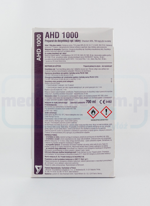 AHD 1000 700ml stersol dezinfecție mâini