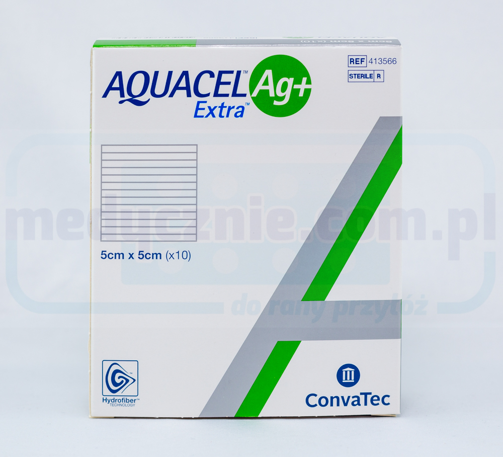 Aquacel Ag Plus Extra 5*5cm pansament cu argint 1pc