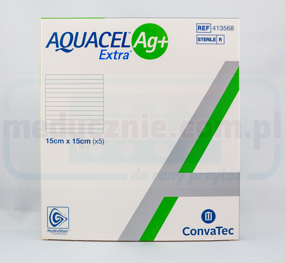 Aquacel Ag Plus Extra 15*15cm pansament cu argint 1pc