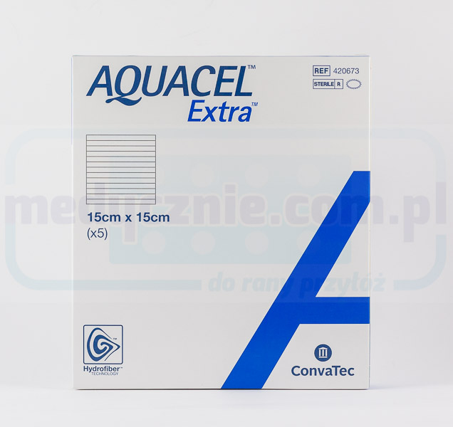 Pansament Aquacel Extra 15*15cm din hidrofibre 1 buc