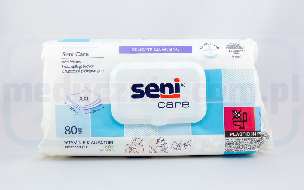 SENI CARE 80pcs șervețele de îngrijire medicală