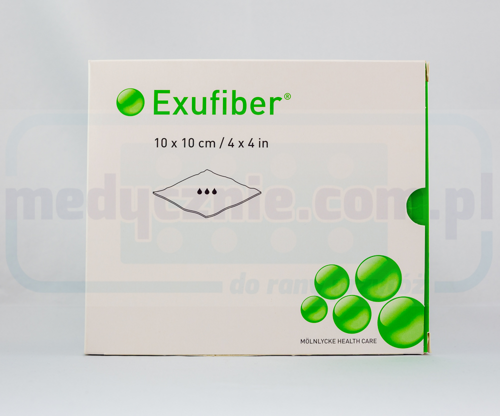 Exufiber 10cm * 10cm gelifiant pansament fibros 1pc