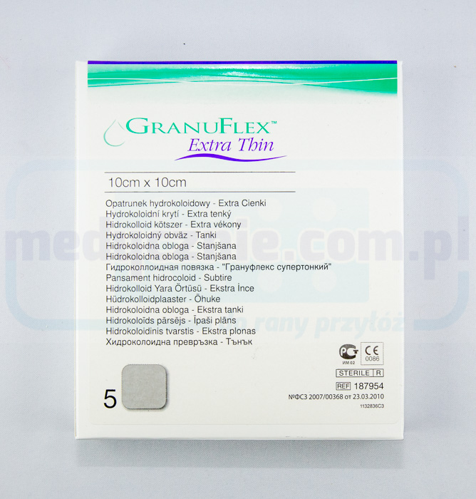 Pansament hidrocoloid Granuflex Extra Thin 10*10cm 1pc