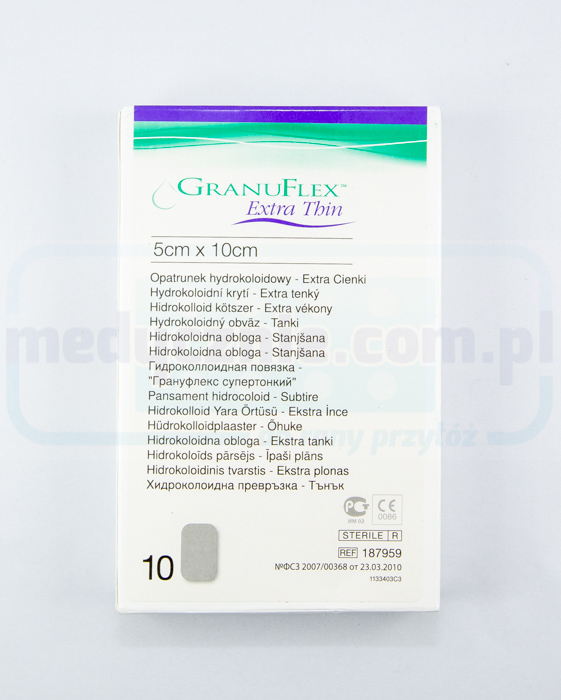 Pansament hidrocoloid Granuflex Extra Thin 5*10cm 1pc