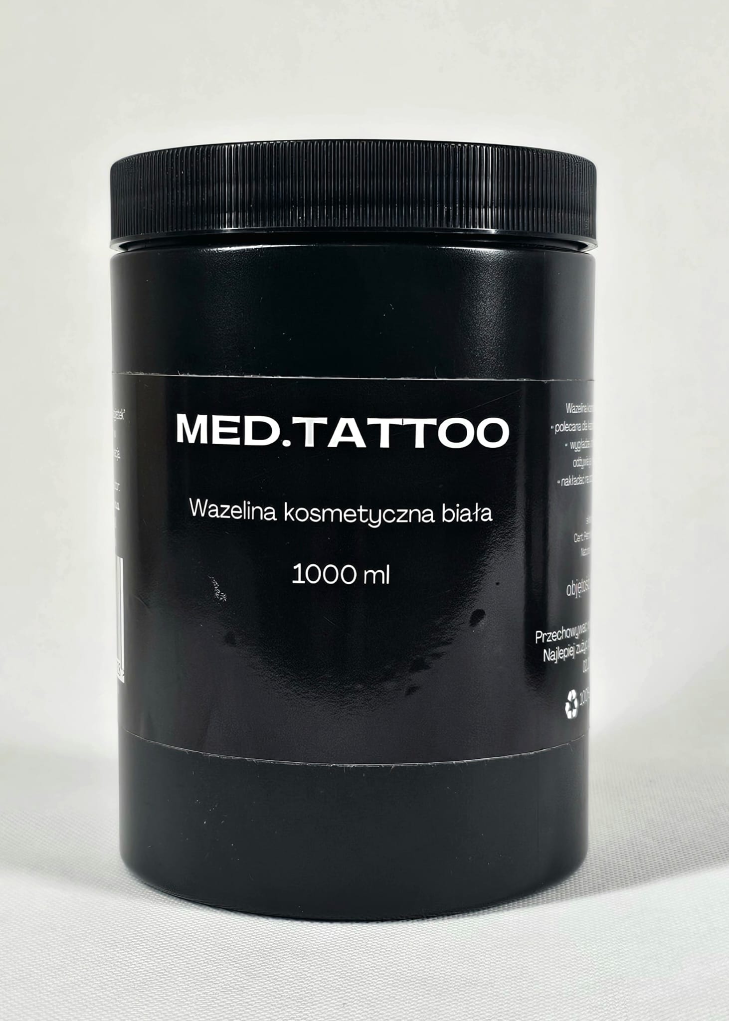 MED.TATTOO WHILE TATTOOING - Vaselină albă 1000g