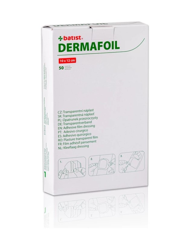 Tencuială Dermafoil 10* 12cm sterilă 1pc