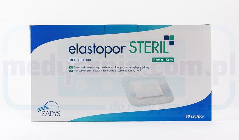 ELASTOPOR Steril 8* 15cm 30pcs pansament cu tampon absorbant