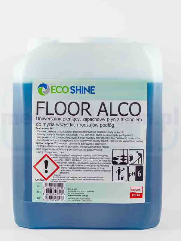 Lichid de curățat podele cu alcool - Floor Alco 5L ECO SHINE