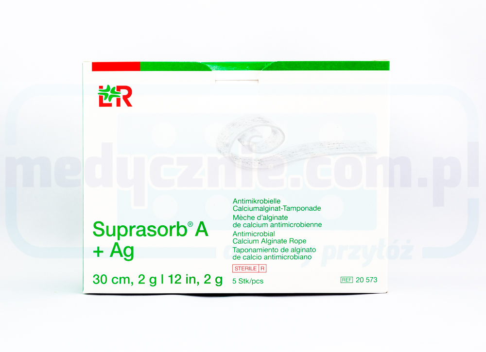 Suprasorb A + Ag 30cm/2g Tamponare 1pc