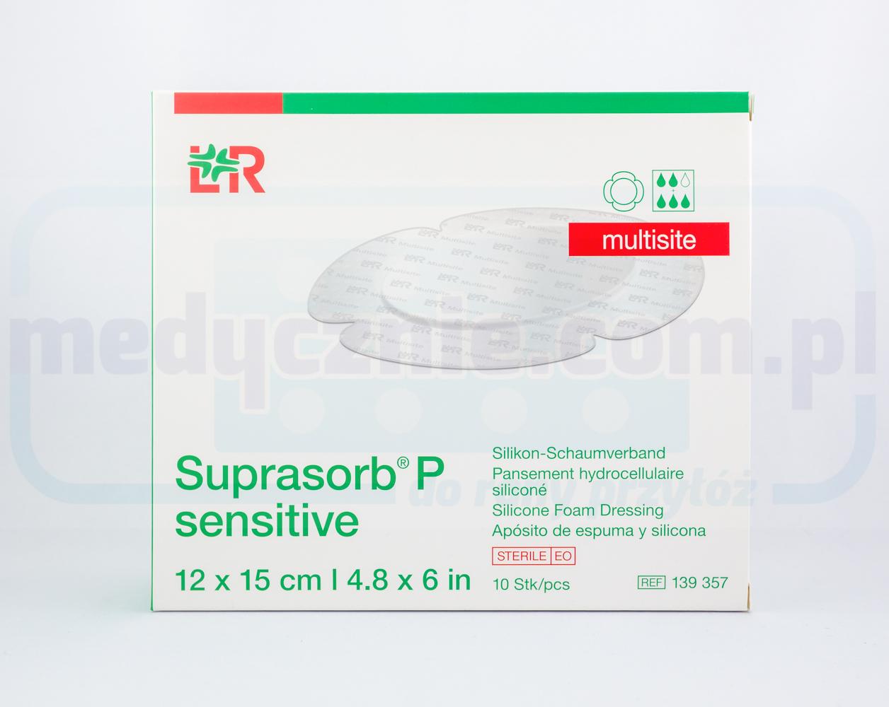 Suprasorb P sensibil 12*15 cm Multisite 1pc