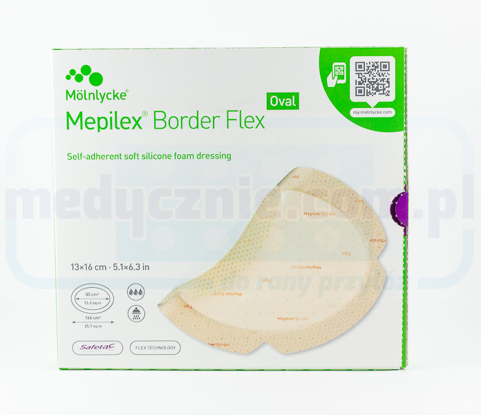 Mepilex Border Flex 13cm* 16cm Oval 1pc