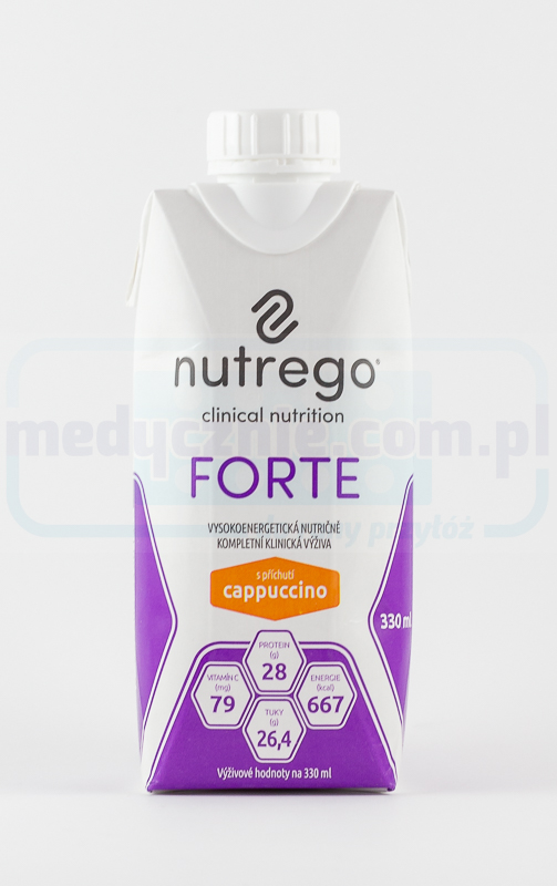 Nutrego Forte 330 ml Cappuccino dietă hipercalorică, bogat...