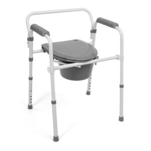Scaun de toaletă pliabil cu eliberare rapidă - model TGR-R KT 618