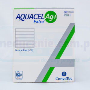 Aquacel Ag Plus Extra 5*5cm pansament cu argint 1pc