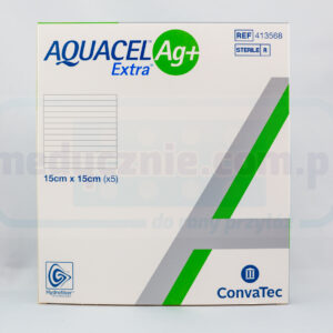 Aquacel Ag Plus Extra 15*15cm pansament cu argint 1pc