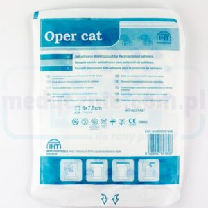 Pansament Oper Cat classic 8* 7,5 cm cu buzunar pentru fixarea cateterelor (versiune nețesută)