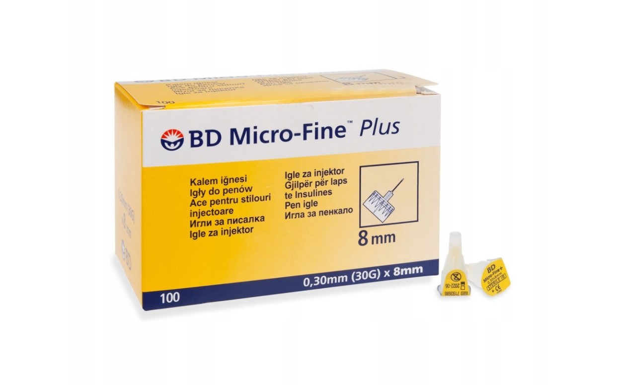 Ac de stilou MICRO - FINE BD 30G 0.3x8mm 100pcs