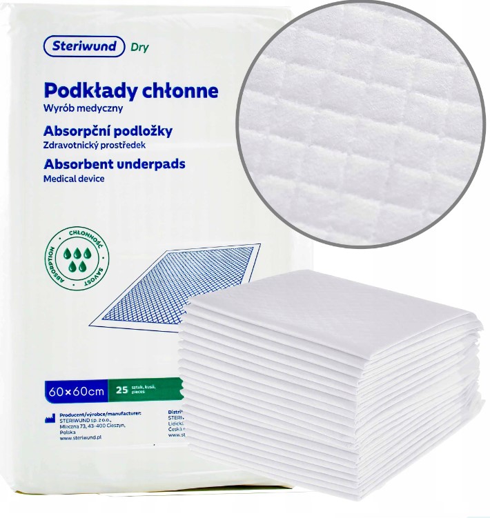 Tampon de protecție nesteril 60x60 25pcs Steriwund Dry
