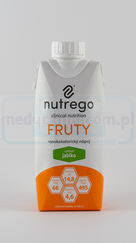 Nutrego Fruty Plus 175 ml Jabkowe supliment alimentar