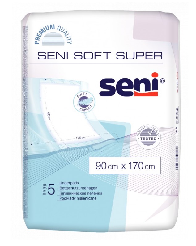 Substrat de protecție nesteril 90x170 5pcs Seni Soft Super