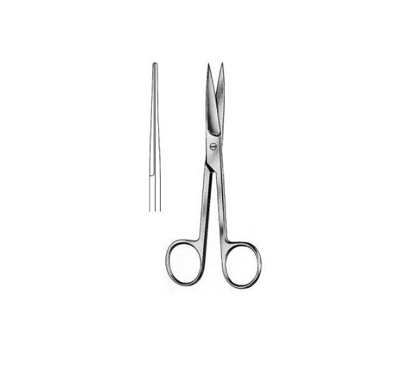 Foarfece chirurgicale 18cm O/O curbate