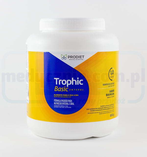 Nutrego ProDiet TROPHIC Basic Enteral 800g vanilie dietă completă specializată sub formă de pudră