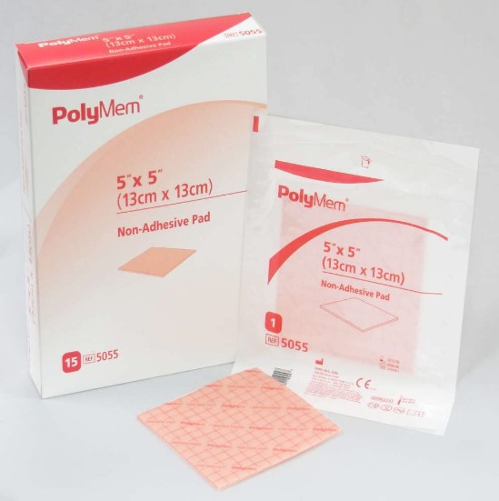 PolyMem 5055 tampon neadeziv 13x13cm 1pc