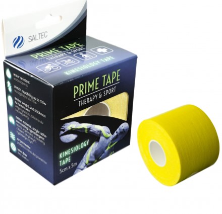 Banda de kinetoterapie 5cm *5m 1pc galben