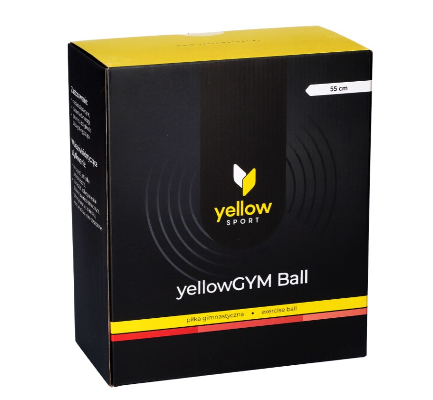 Minge de reabilitare galbenMinge GYM 55cm roșu - Imagine 3