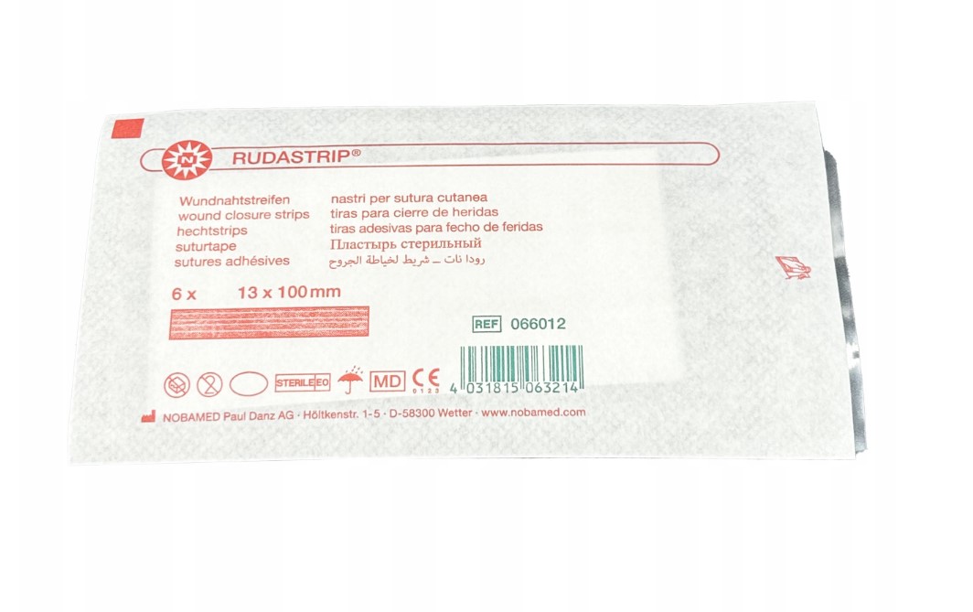 Rudastrip benzi de închidere a rănilor 13mm* 100mm 6pcs