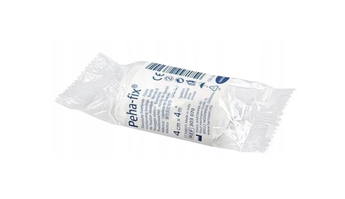Peha-Fix 4cm *4m 1pc învelit individual, bandaj semi-flexibil