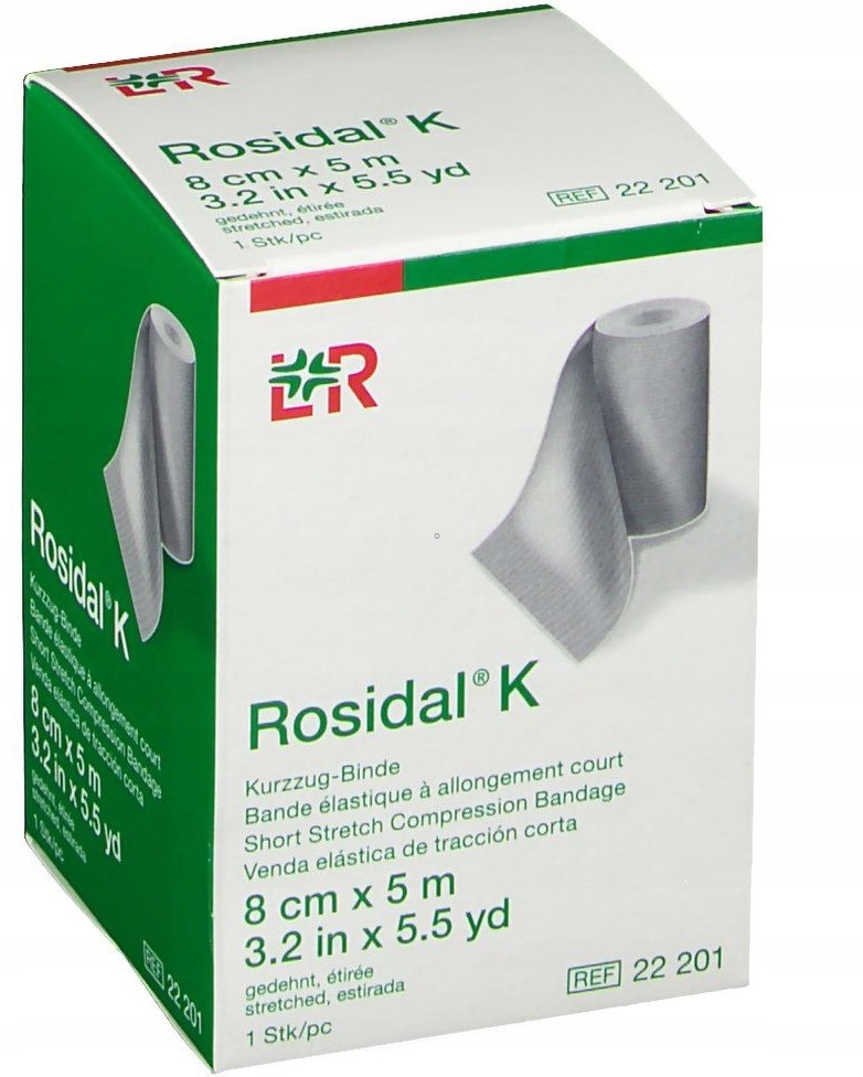 Rosidal K 8cm * 5m 1pc turniquet elastic cu tensiune scurtă